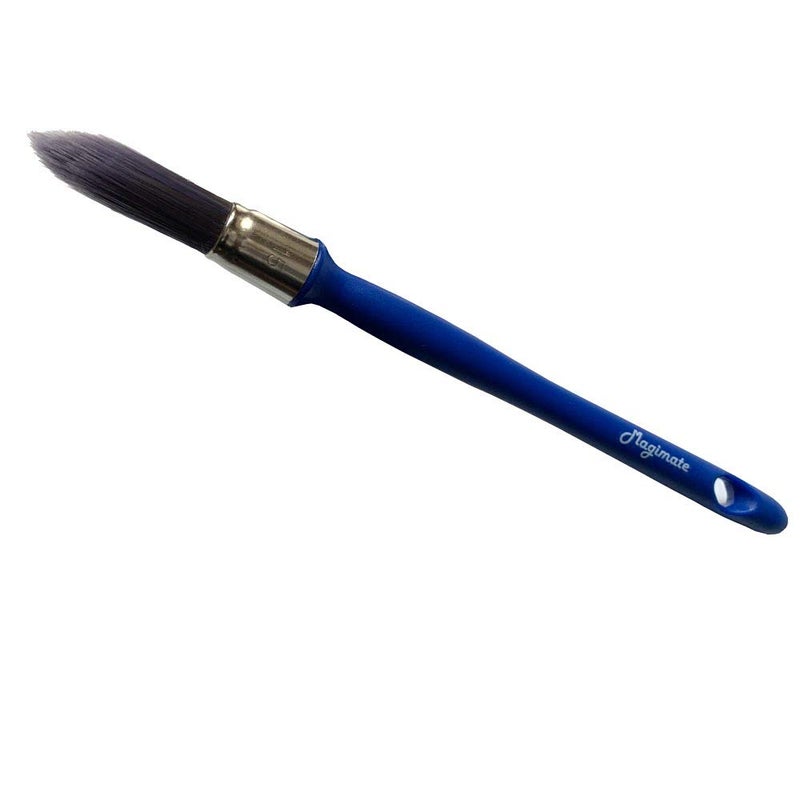 Magimate Paint Brush Set, Painters Professional Painting Brushes with an Elegance Tapered Trim Brush for Walls, Cabinets, Pack of 5 - Image 5